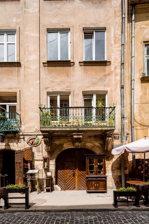Nice Apartment Near Rynok Square Є Кондиціонер Світла Не Вимикали Lviv Eksteriør billede